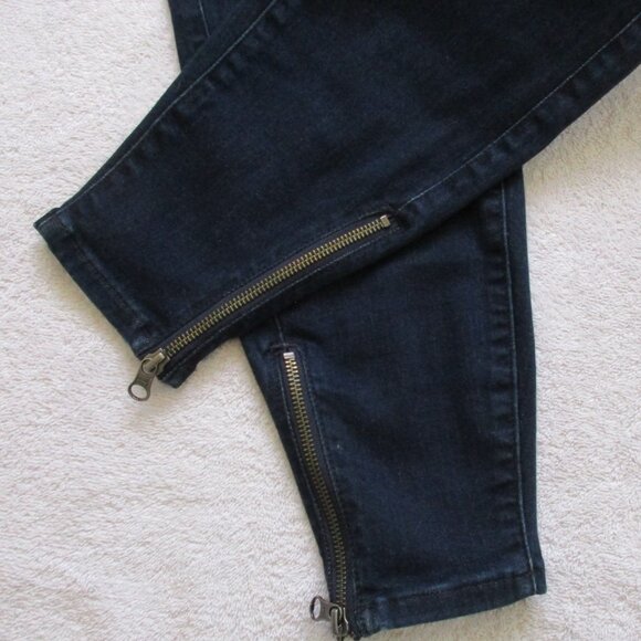 TORRID JEANS Size 14 Zip Ankle Bombshell Skinny Denim - Picture 7 of 9